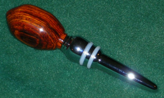 Small Premium Cocobolo Stopper - Style 2