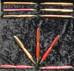 A display of pens