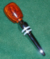 Small Premium Cocobolo Stopper - Style 1