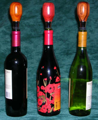 Winebottles with Large Stoppers